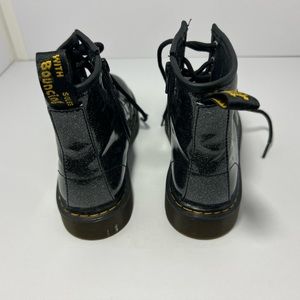 Girls Dr Marten Boots-Black — Cosmic Glitter
